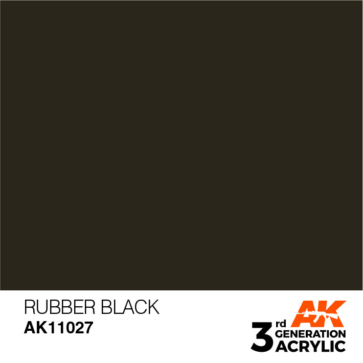 RUBBER BLACK - AK11027