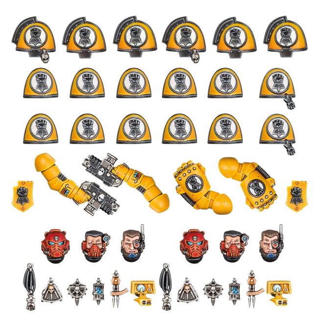 Dotazioni e trasferibili degli Imperial Fists Primaris