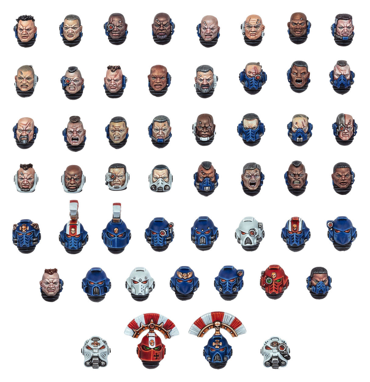 Teste di Space Marines