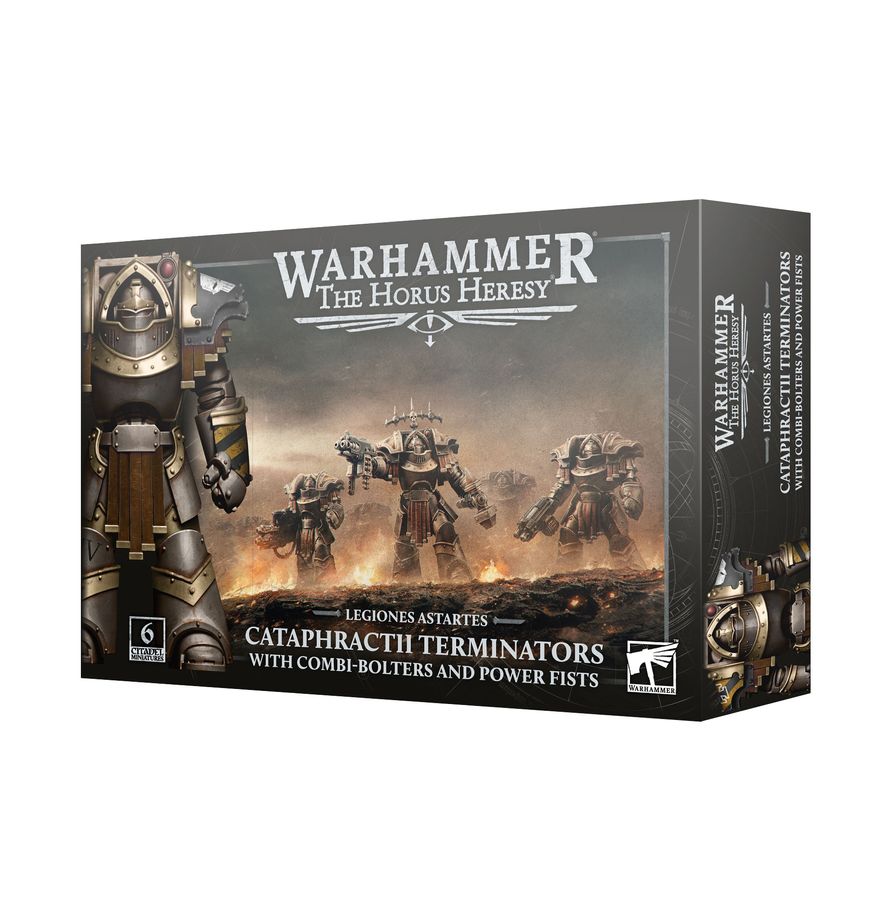 Cataphractii Terminators con Combi-bolters e Power Fists