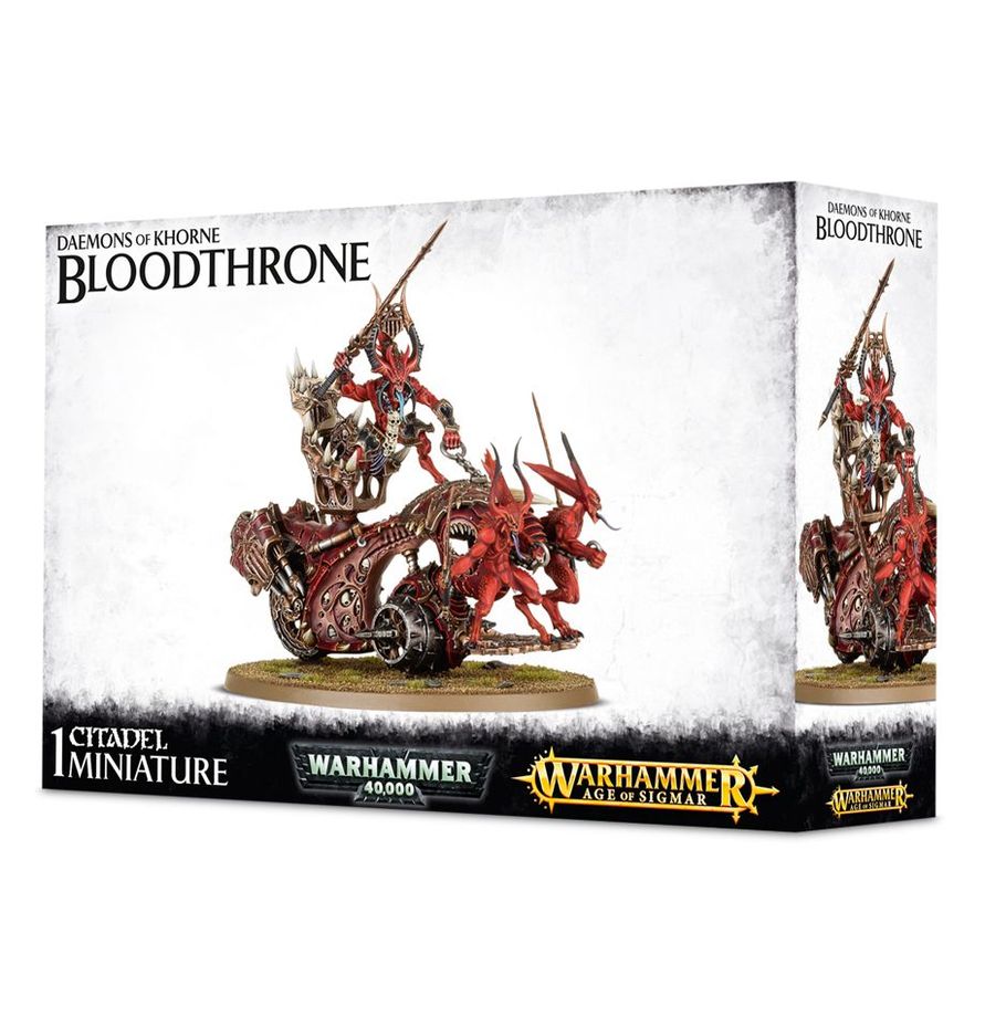 Skull Cannon/Rendmaster, Herald of Khorne on Blood Throne