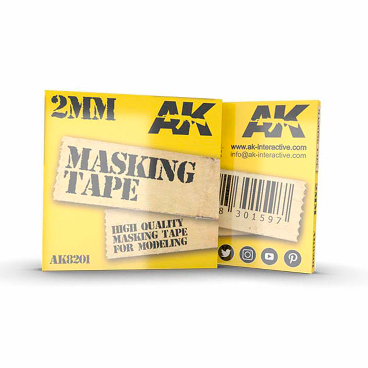 MASKING TAPE: 2MM - AK8201