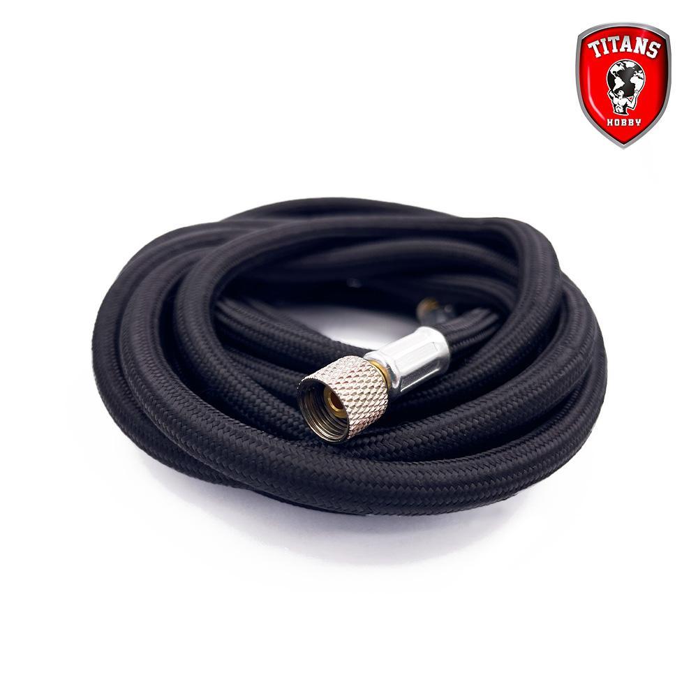 TITANS HOBBY: Tubo aria professionale DIA. 7.5x4.5mm - 1.8Mt, attacco G1/8xG1/8