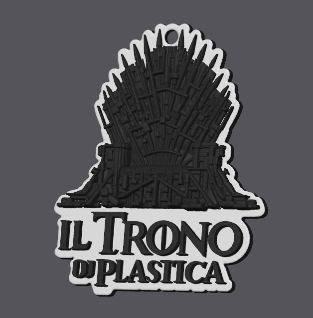 Portachiavi del Trono di Plastica