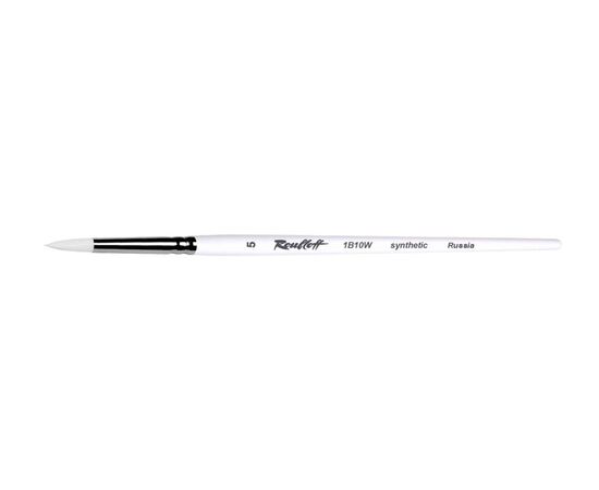 Roubloff 1B10W - Round brush from white synthetic - misura 2