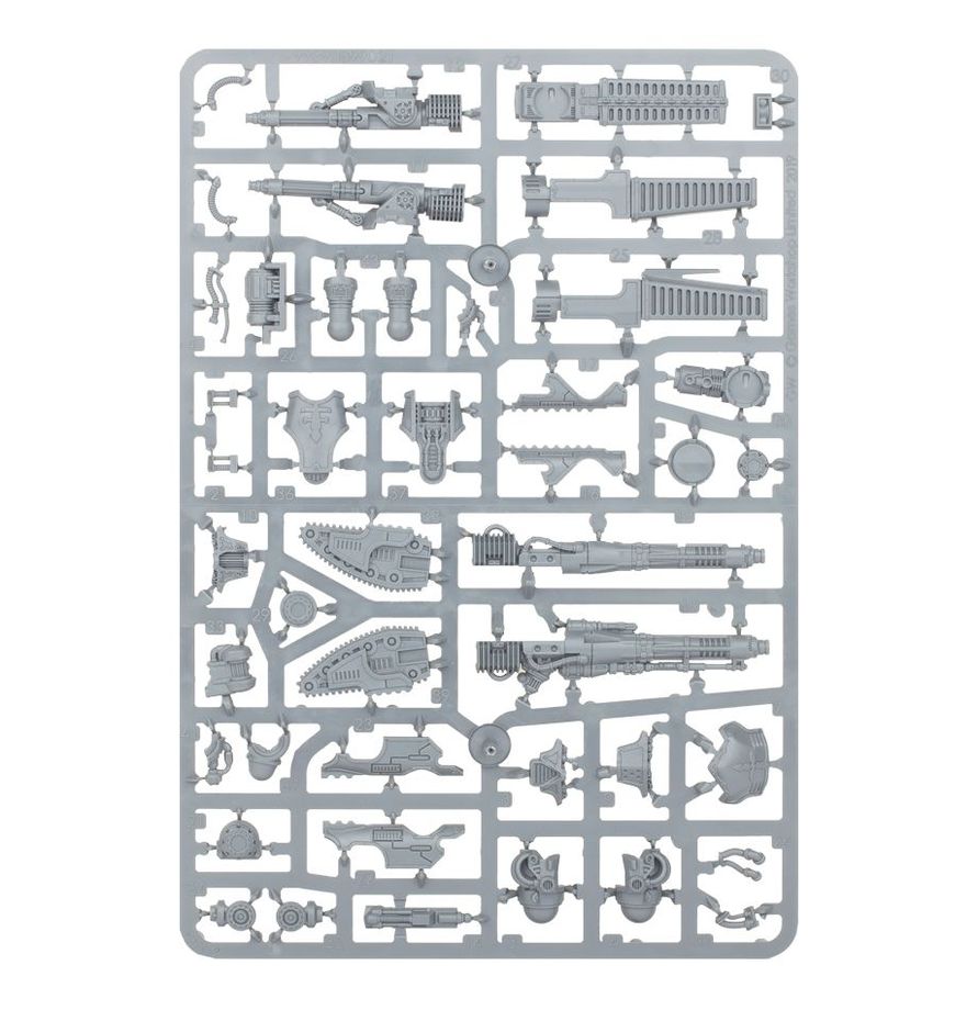 Armi del Reaver Titan: Melta Cannon, Chainfist, Volcano Cannon e Turbo Laser