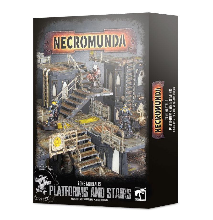 Necromunda piattaforme e scale della Zone Mortalis