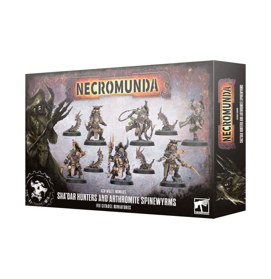 Sha'dar Hunters e Arthromite Spinewyrms