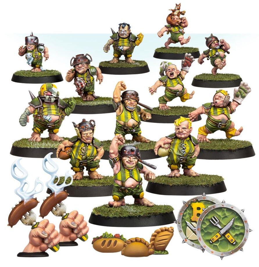 Blood Bowl - Team Halfling: Greenfield Grasshuggers