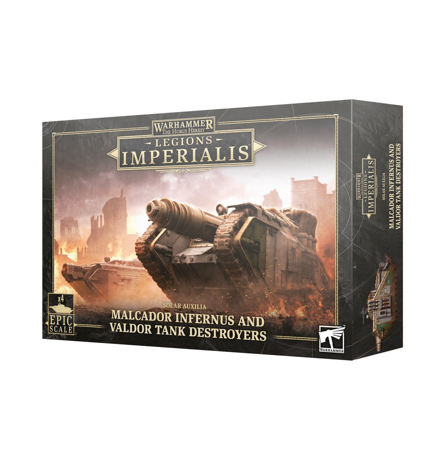 Legions Imperialis: Malcador Infernus e Valdor Tank Destroyers