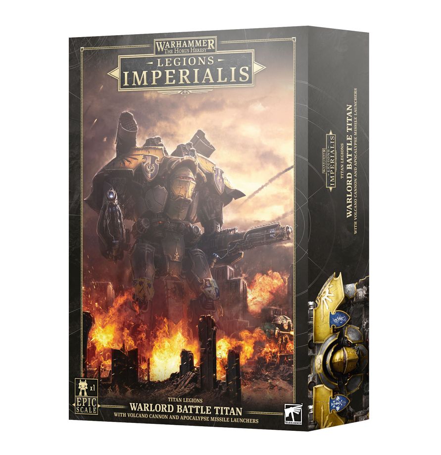 Legions Imperialis: Warlord Titan con Volcano Cannons e Apocalypse Missile Launcher