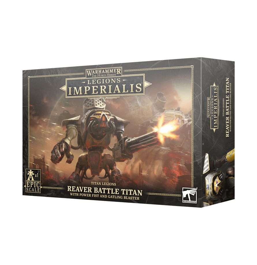 Legions Imperialis: Reaver Battle Titan con Power Fist e Gatling Blaster