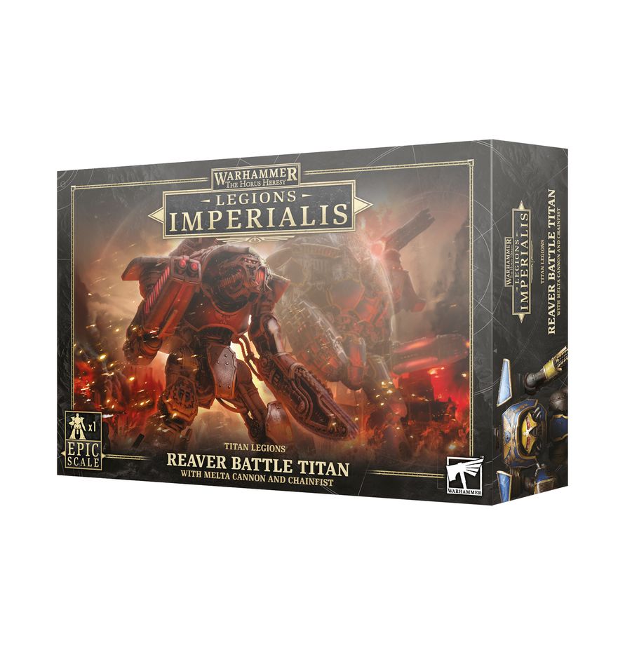 Legions Imperialis: Reaver Battle Titan con Melta Cannon e Chainfist