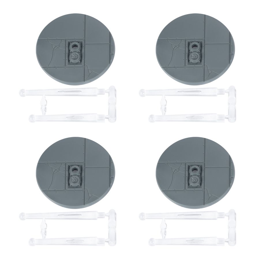 Pacchetto di basette rotonde da 40mm per modelli volanti per Legions Imperialis
