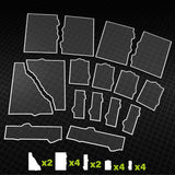 Glasspack Footprints Base 11a edizione per Wh40k compatibilie