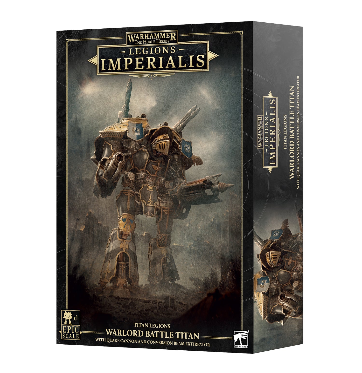 Legions Imperialis: Warlord Titan con Quake Cannon e Conversion Beam Extirpator - data di rilascio 1.8.26