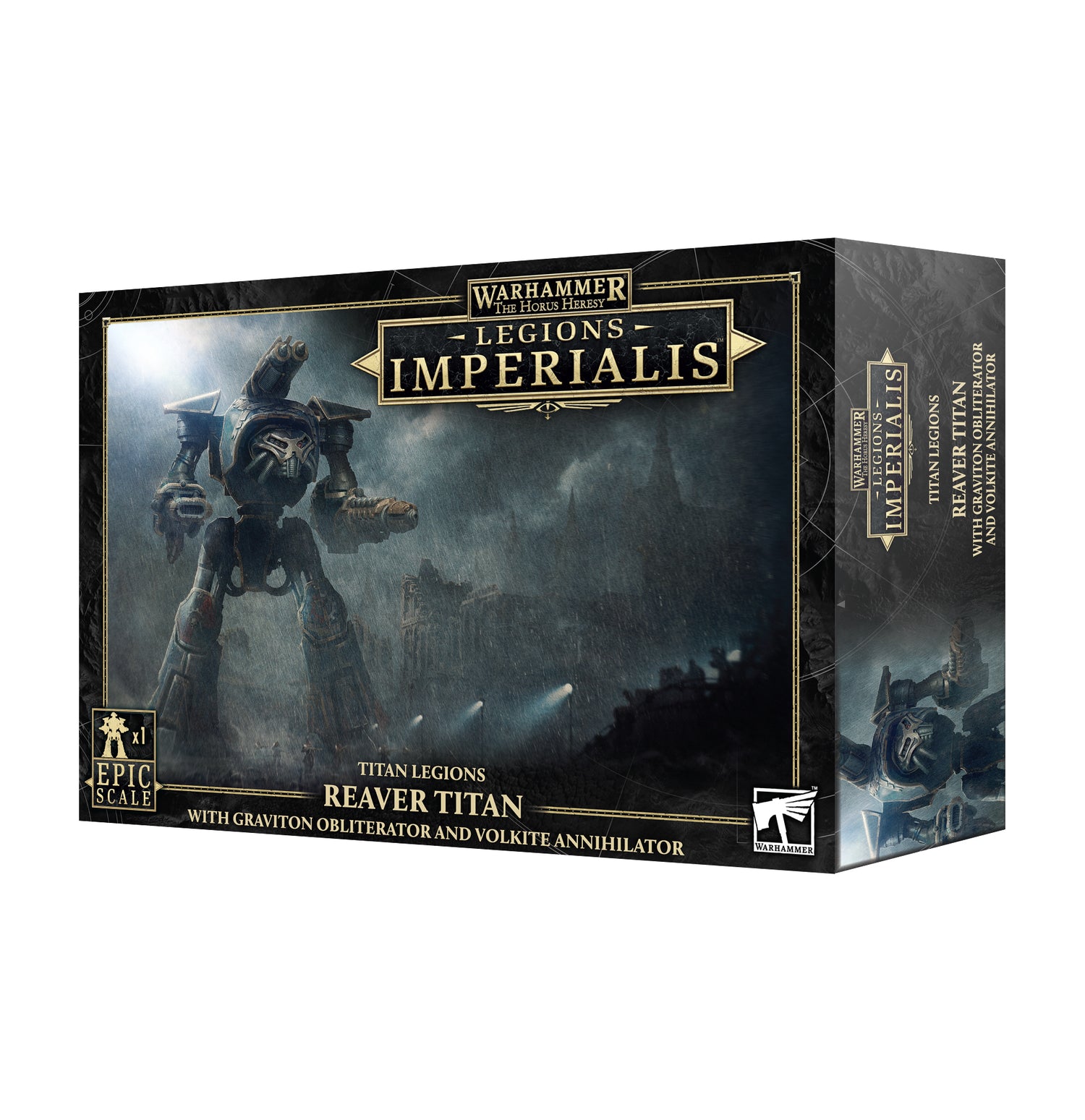 Legions Imperialis: Reaver Titan con Graviton Obliterator e Volkite Annihilator - data di rilascio 1.8.26